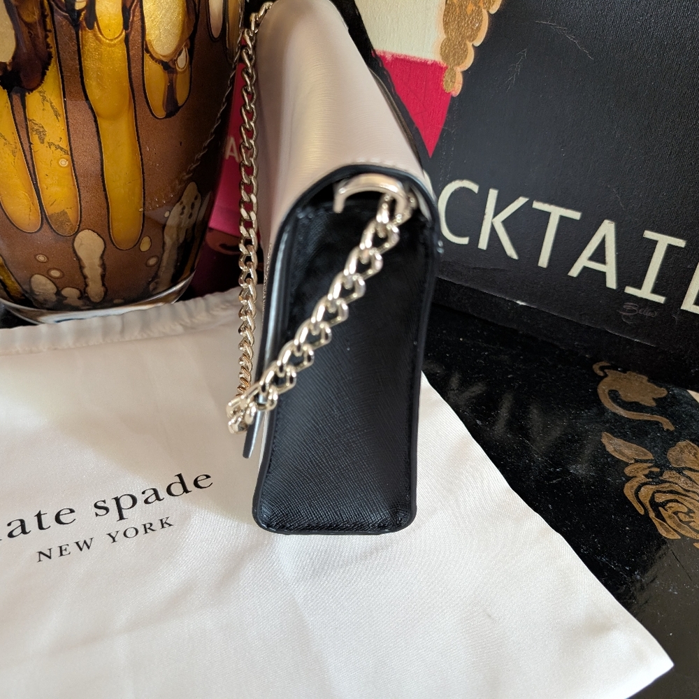 Kate Spade-New York Crossbody Satchel with Chain Strap - Picture 5 of 12